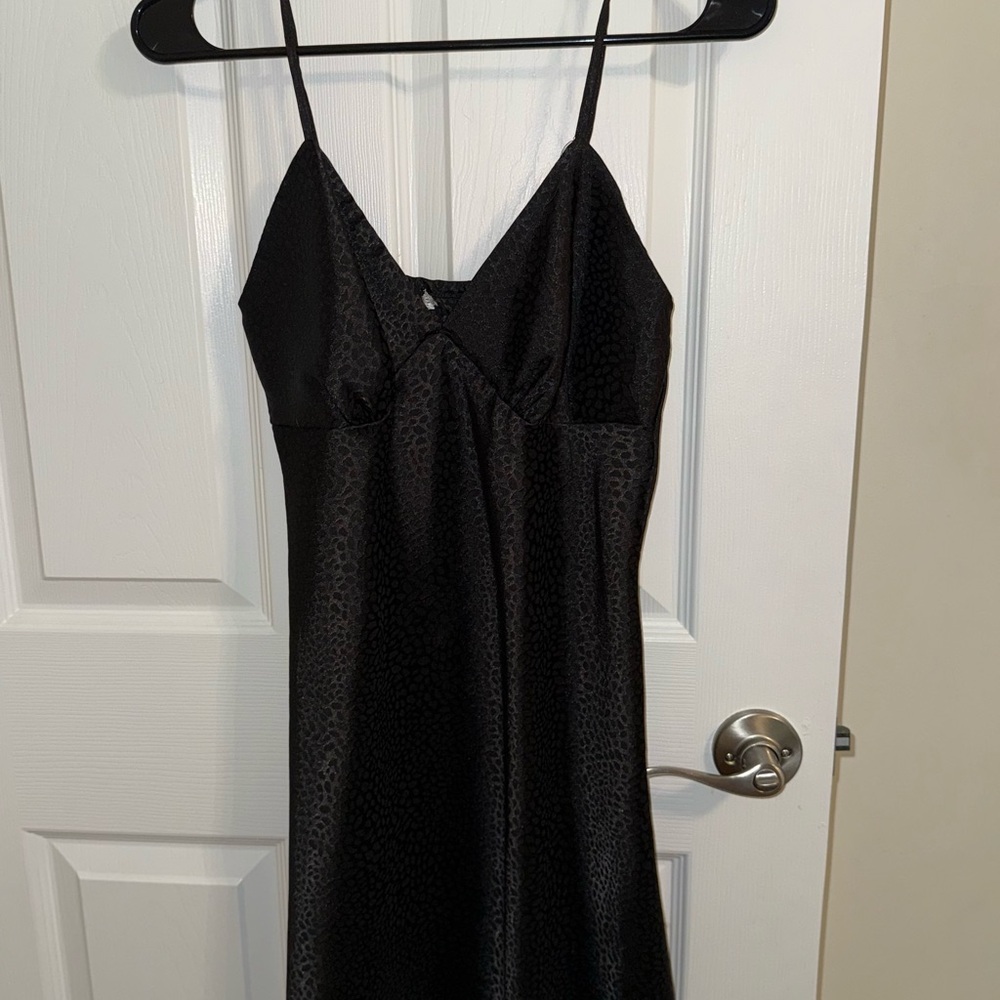 Elegant Black Slip Dress